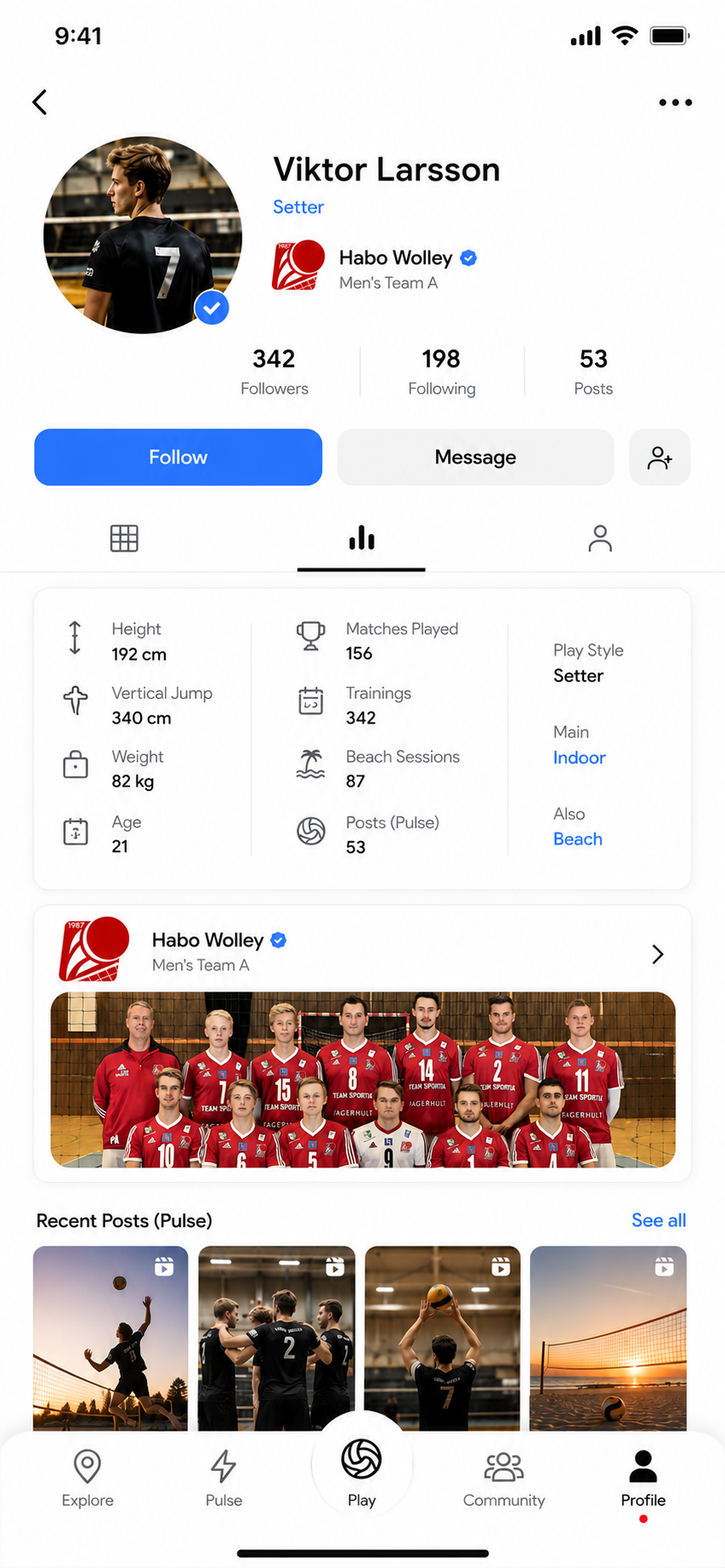 Atlas Volley — player profile
