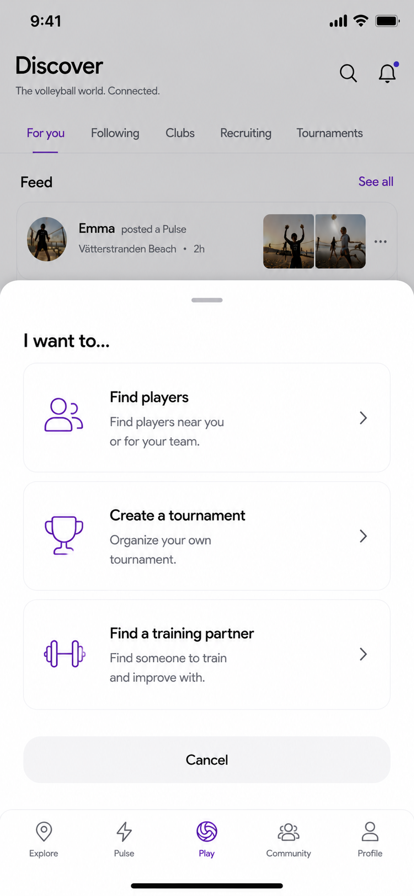 Atlas Volley — Play & Pulse